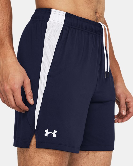 Men's UA Tech™ Vent 6" Shorts in Blue image number 3